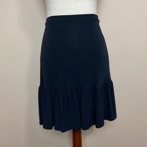 Gap Black Tiered Ruffle Mini Skirt